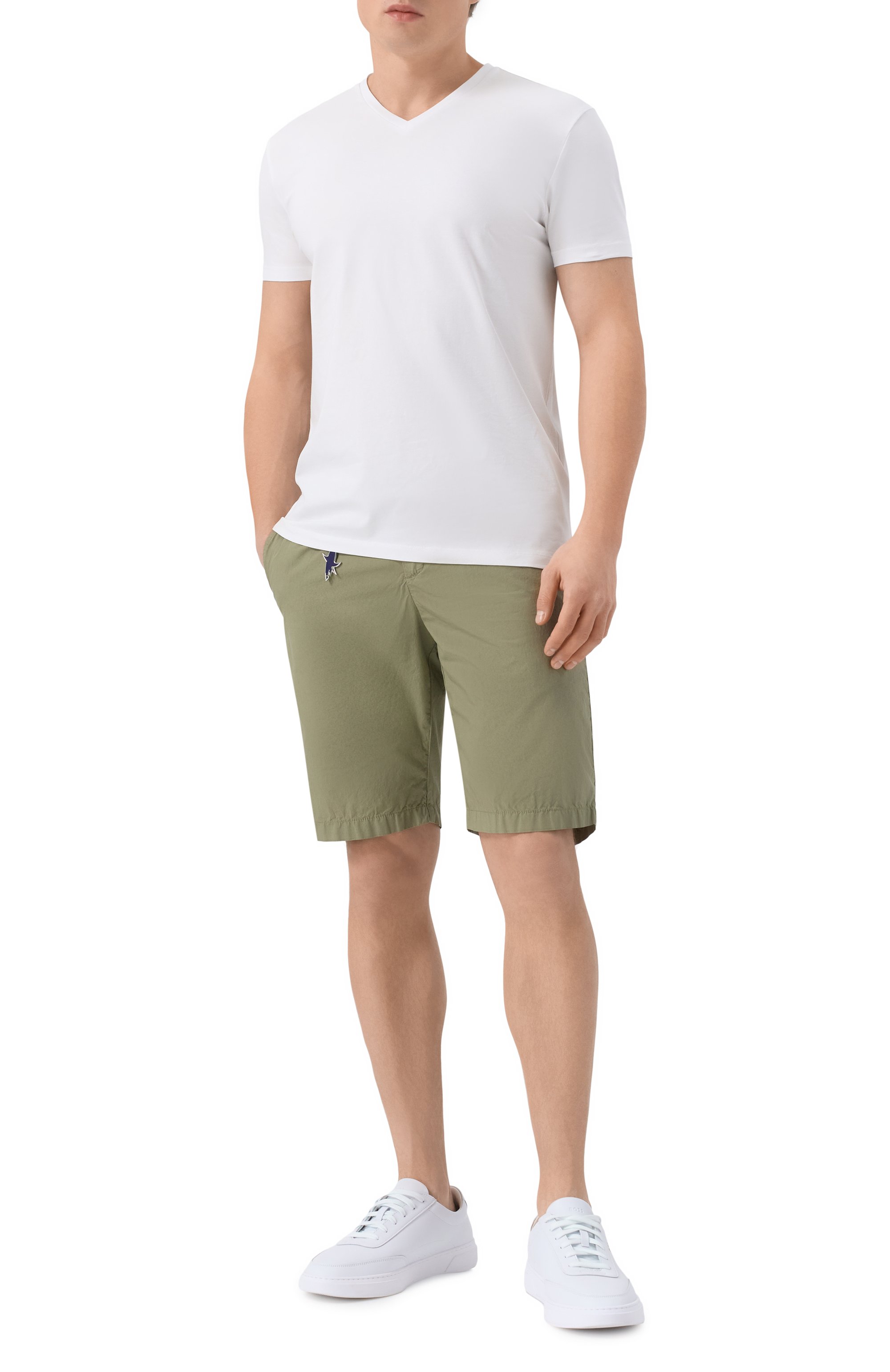 Хлопковые шорты PAUL&SHARK, арт. 25414026, фото 2