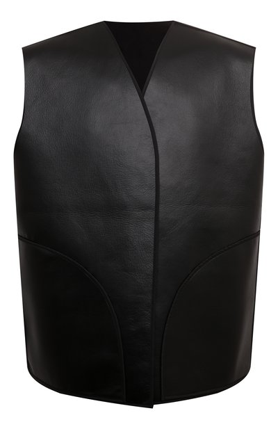 Жилет из экокожи WHO_AM, арт. MV2-O249-BLK, фото 1