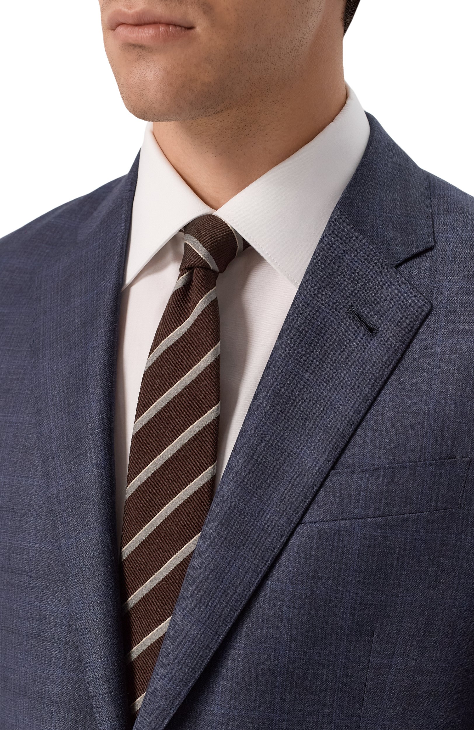 Шелковый галстук GIORGIO ARMANI, арт. GM000800/TE22447, фото 2