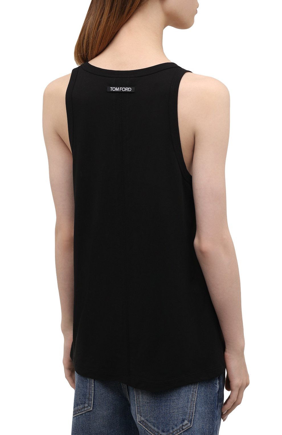 Хлопковая майка TOM FORD, арт. TSJ459-FAX262, фото 4