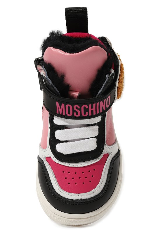 Кожаные кеды Moschino 4