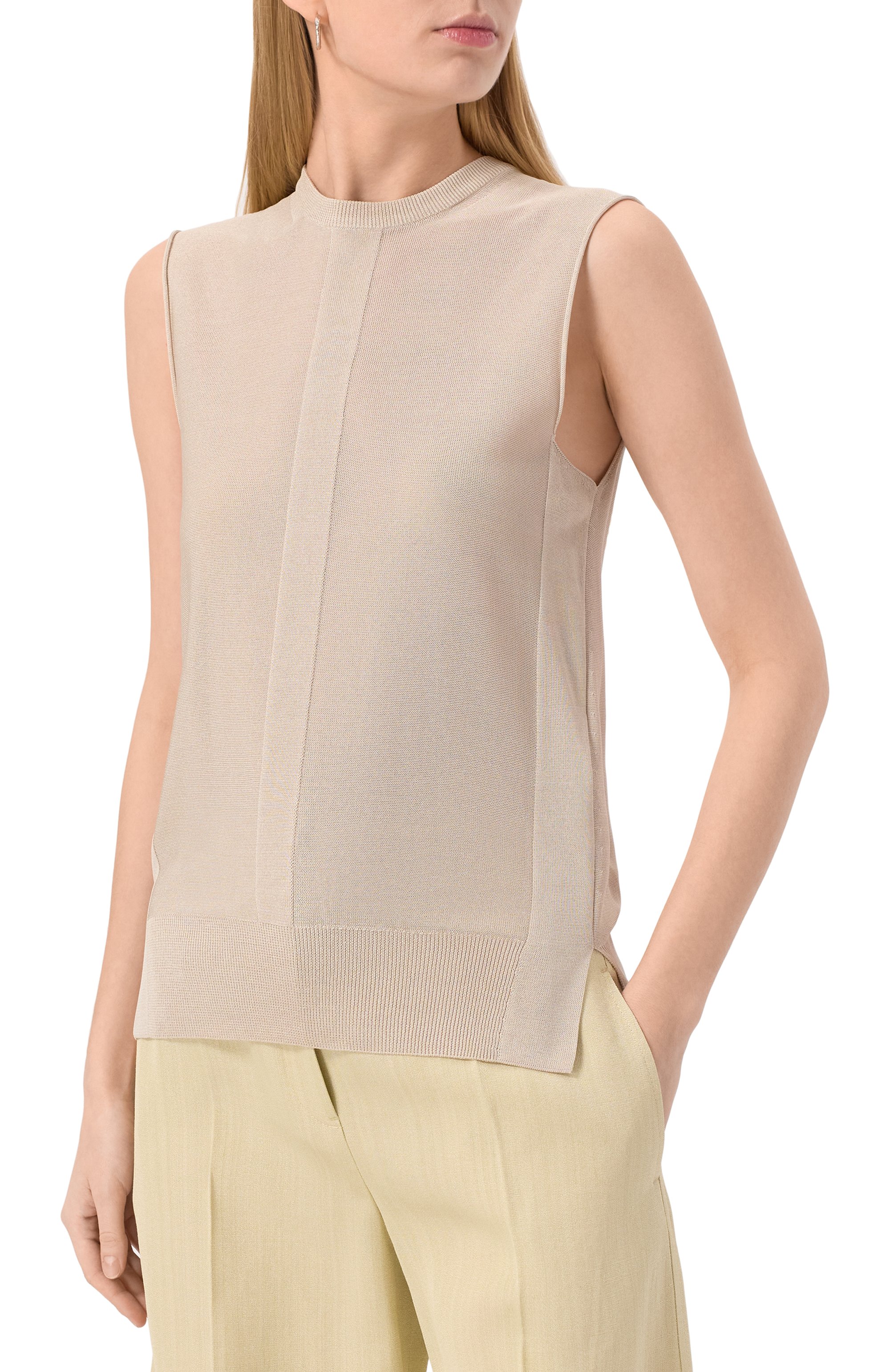 Топ из вискозы JIL SANDER, арт. J01NC0157/J18337, фото 3