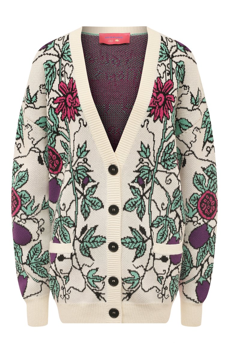 Кардиган из хлопка и шелка NERVURE, �арт. 10020, фото 1