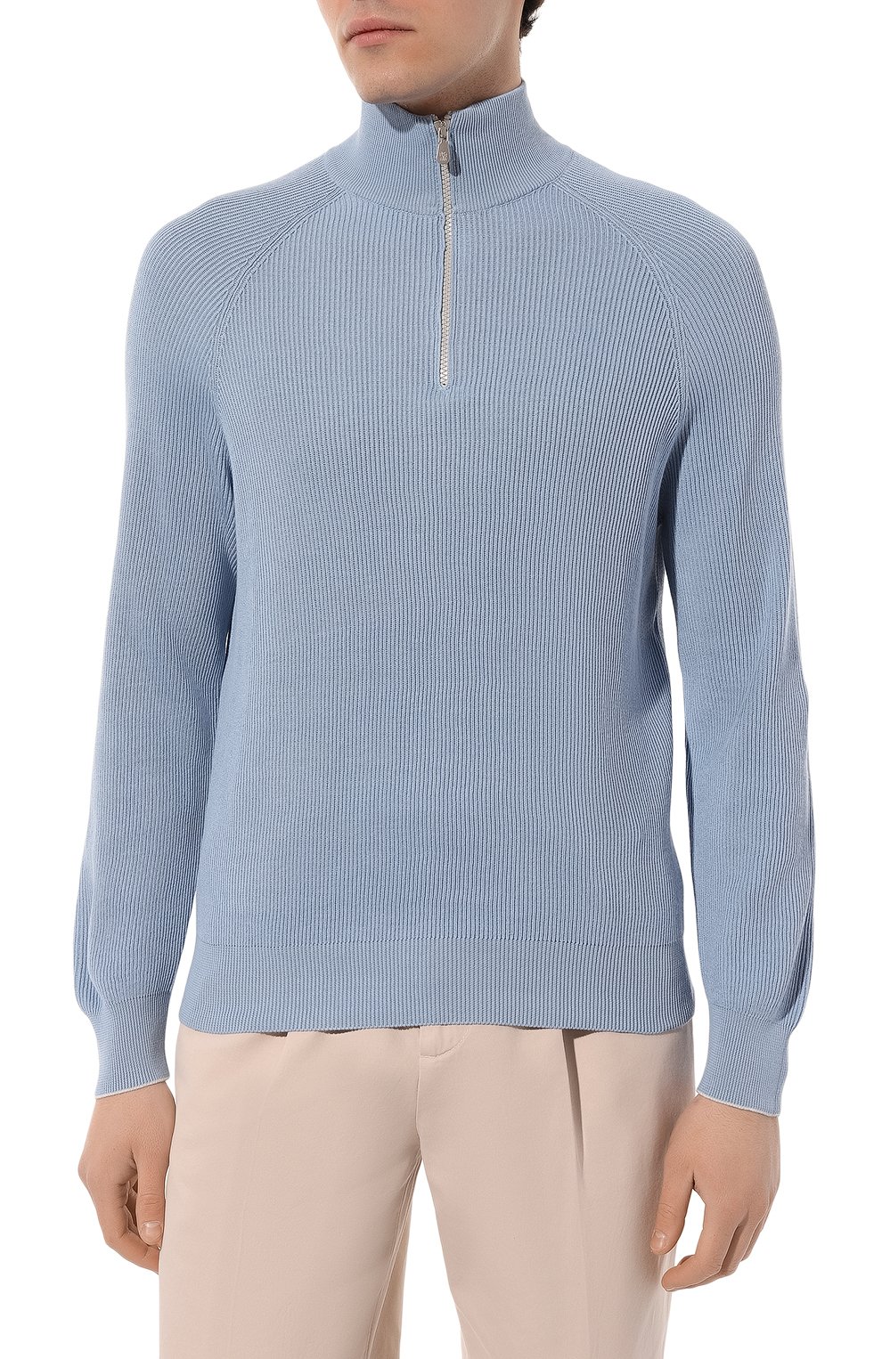 Хлопковый джемпер BRUNELLO CUCINELLI, арт. M2900B2021, фото 3