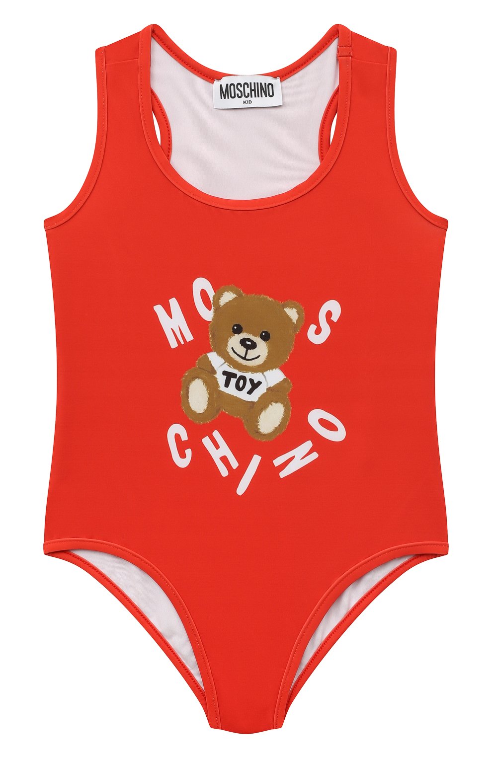 Слитный купальник MOSCHINO красного цвета по цене 9950 руб., арт. HDL000/LKA00/5, фото 1 Слитный купальник MOSCHINO, арт. HDL000/LKA00/5, фото 1