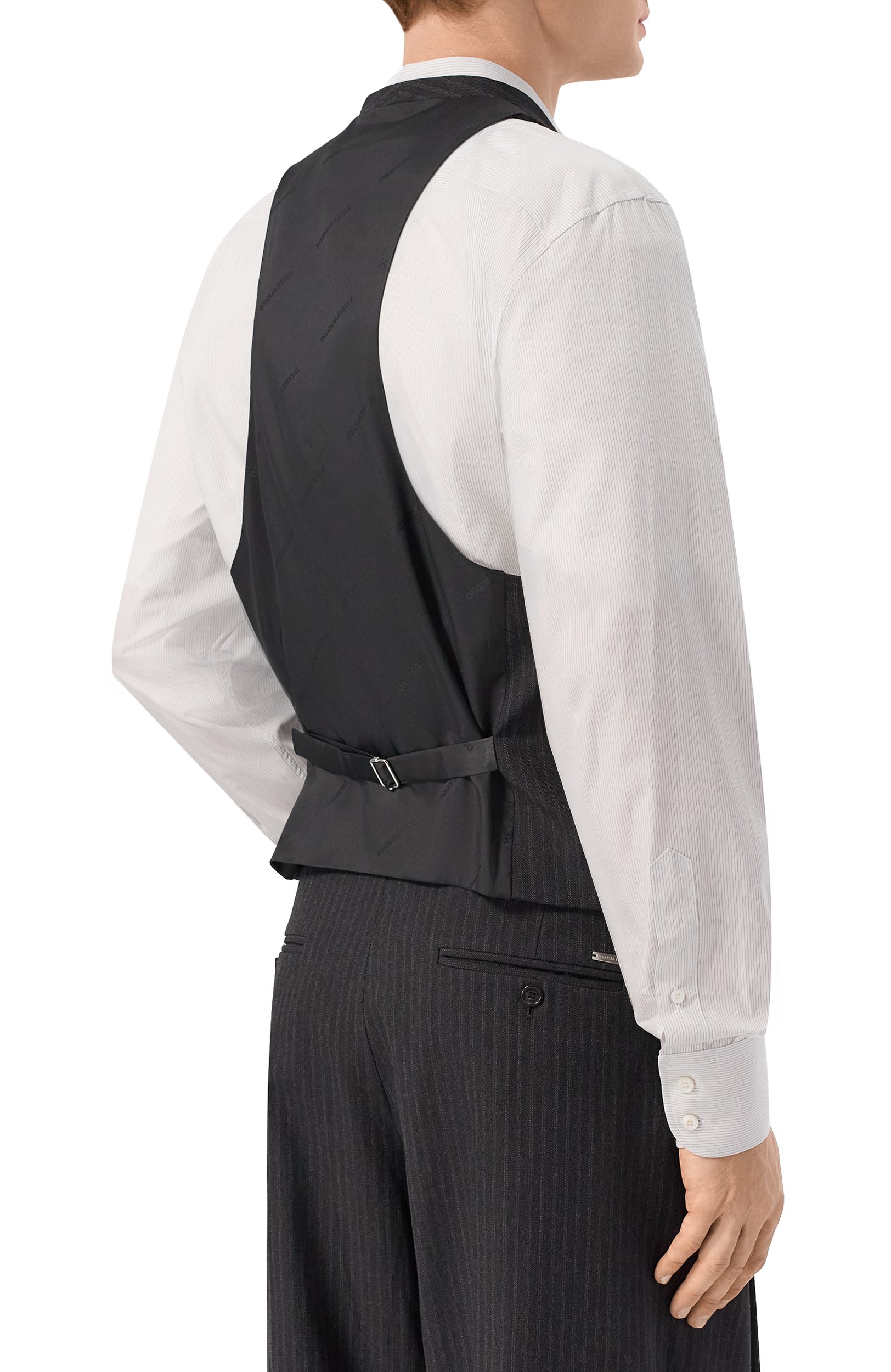 Жилет из шерсти и хлопка DSQUARED2, арт. S71FB0517/D35545, фото 4