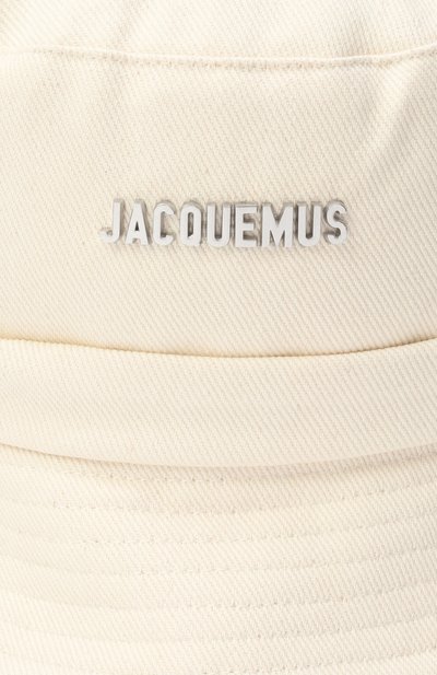Хлопковая панама JACQUEMUS кремового цвета по цене 18900 руб., арт. 22HACU00001/AE00014, фото 3 Хлопковая панама JACQUEMUS, арт. 22HACU00001/AE00014, фото 3