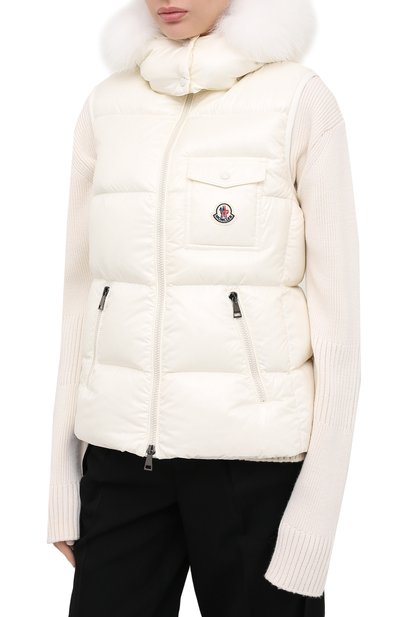 Пуховый жилет MONCLER, арт. F2-093-1A549-01-C0064, фото 4