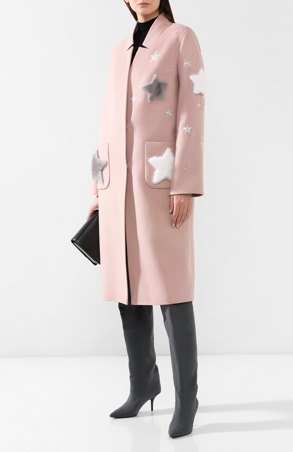 Пальто из смеси шерсти и кашемира SEVEN LAB, арт. CFW17-007/2 coral ex, фото 2