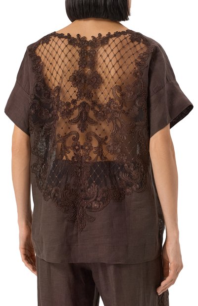 Топ изо льна и вискозы MAURIZIO, арт. W08040679, фото 4