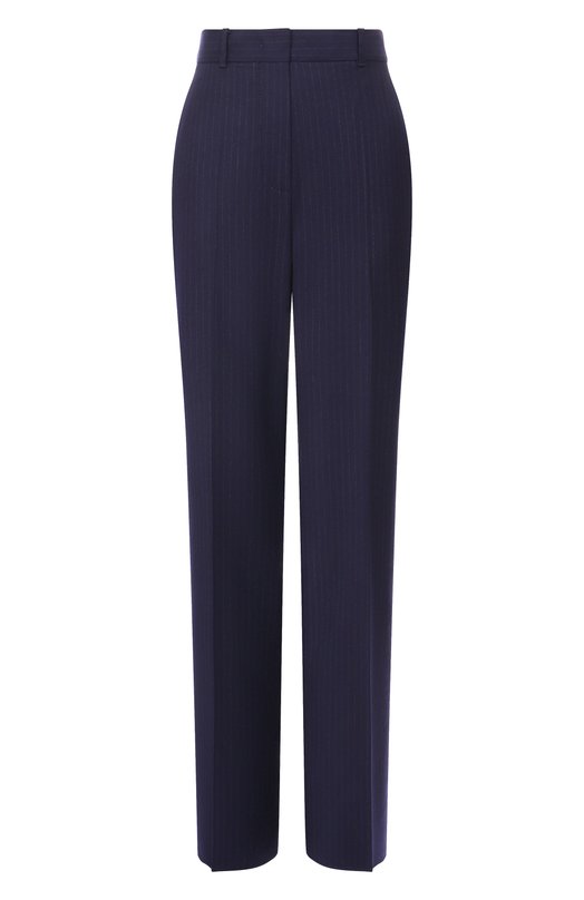 Шерстяные брюки Max Mara Studio MEDIUM Синий MEDIUM