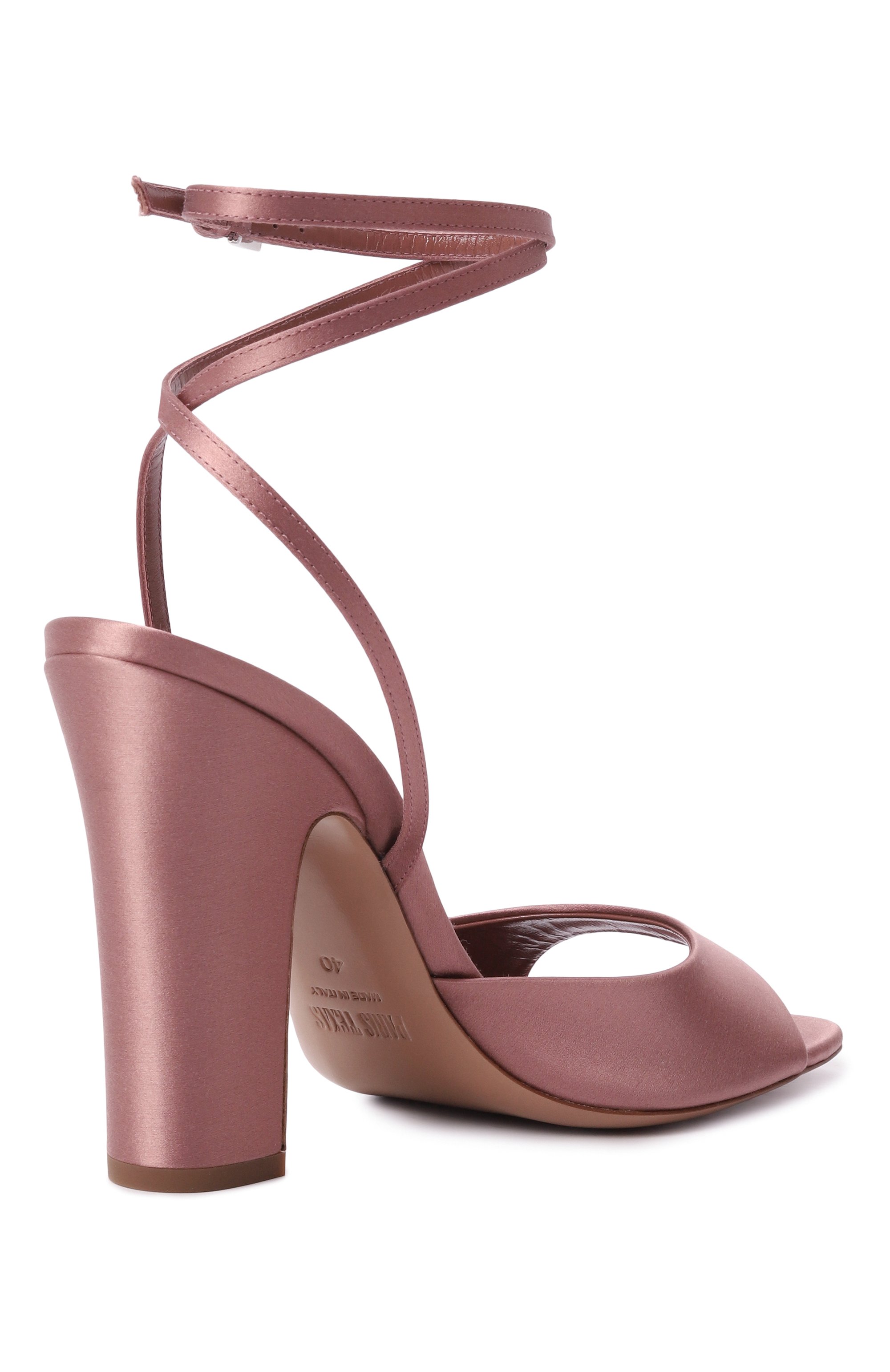 Текстильные босоножки lara 100 PARIS TEXAS розового цвета по цене 69150 руб., арт. PX1543/XTSAT, фото 5 Текстильные босоножки lara 100 PARIS TEXAS, арт. PX1543/XTSAT, фото 5