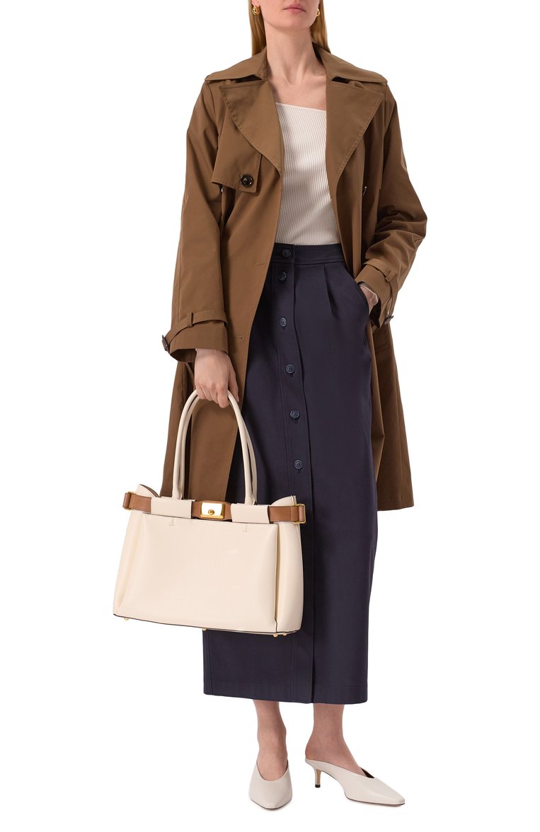 Женская сумка iris large FURLA кремового цвета, арт. WB01462/BX3197 | Фото 7 (Драгоценные кам�ни: Проставлено; Материал сплава: Проставлено; Размер: large; Материал: Натуральная кожа)