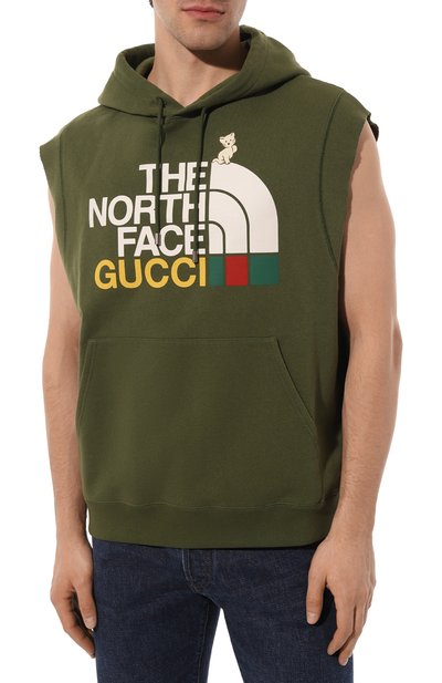 Хлопковое худи the north face x gucci GUCCI, арт. 663243 XJDW2, фото 3