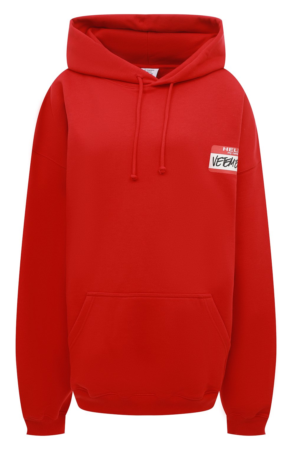 Хлопковое худи VETEMENTS, арт. UE52TR390R 1601/W, фото 1