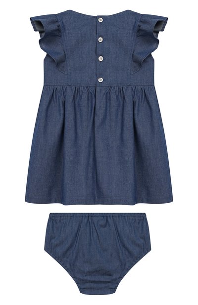 Комплект из хлопкового платья и шорт ALETTA, арт. RW99290/1M-18M