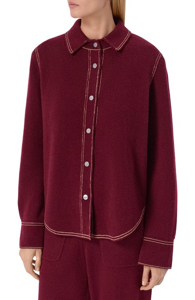 Рубашка из шерсти и кашемира ALLUDE, арт. 255/17711, фото 3