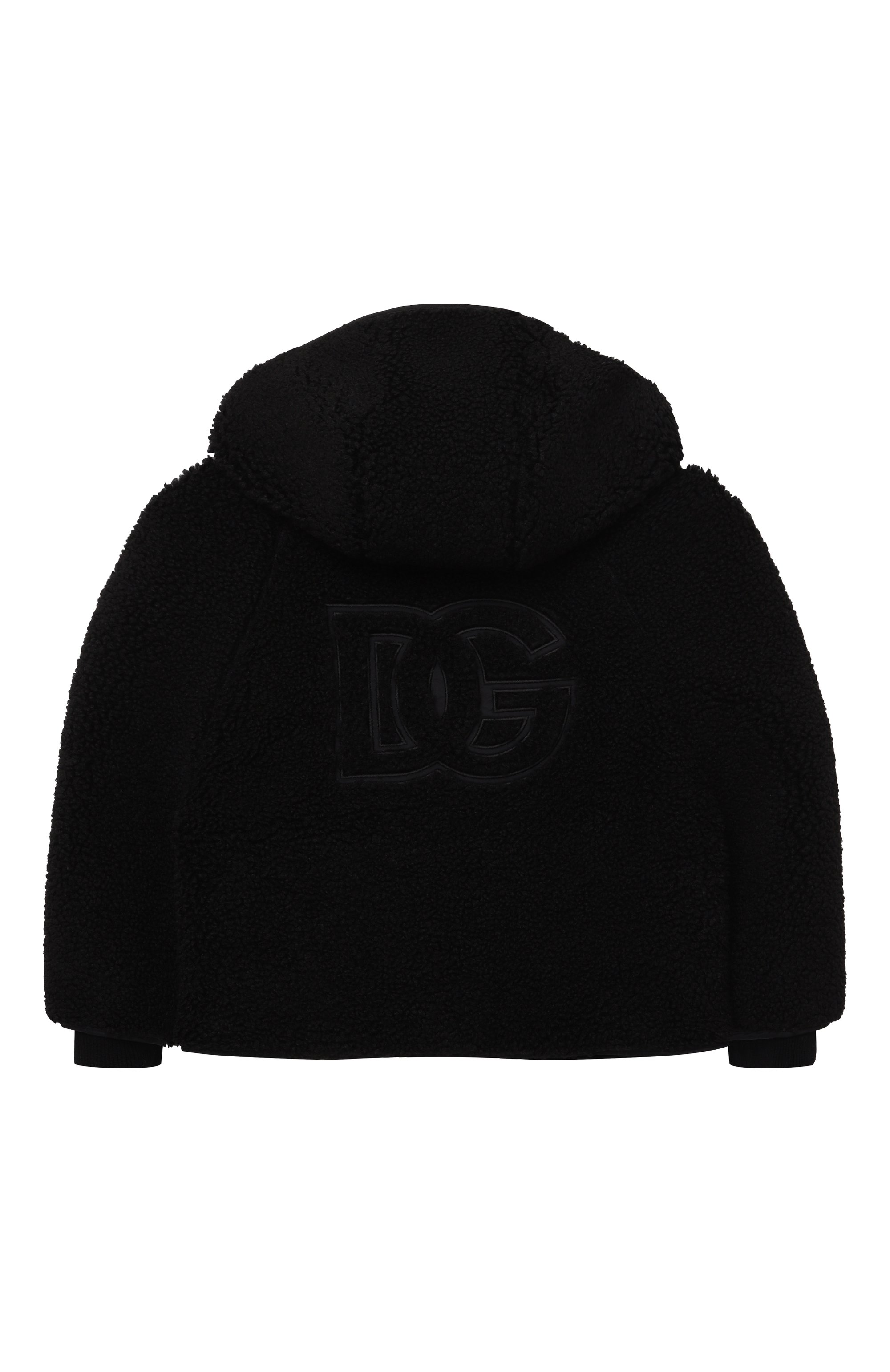 Куртка из экомеха DOLCE & GABBANA черного цвета по цене 86550 руб., арт. L4JB7L/FUP7K/2-6, фото 2 Куртка из экомеха DOLCE & GABBANA, арт. L4JB7L/FUP7K/2-6, фото 2