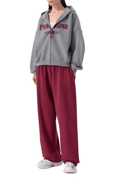 Хлопковая толстовка PLANTA ROSA, арт. PR/HZ/DARKROSES/470, фото 3