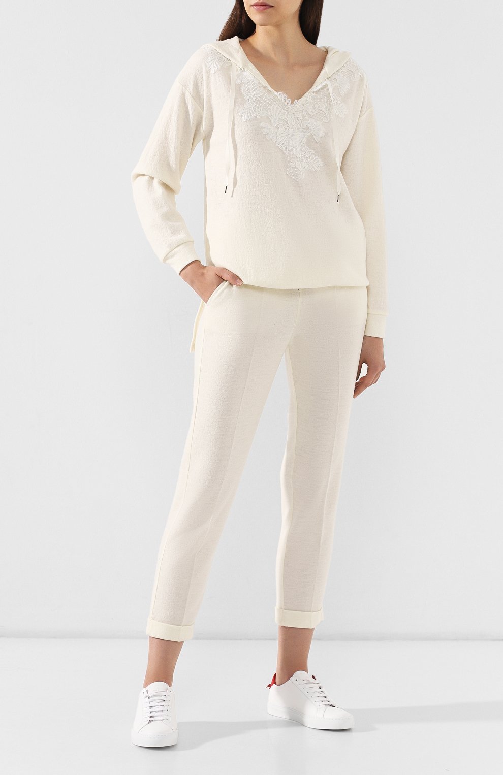 Шерстяные брюки ERMANNO ERMANNO SCERVINO, арт. 45T PL14 PAS, фото 2