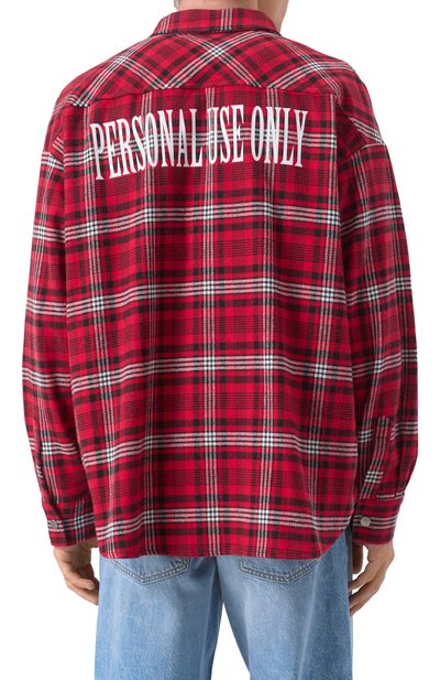 Хлопковая рубашка DIEGO VENTURINO, арт. DVCMC-0BRWPU0, фото 4