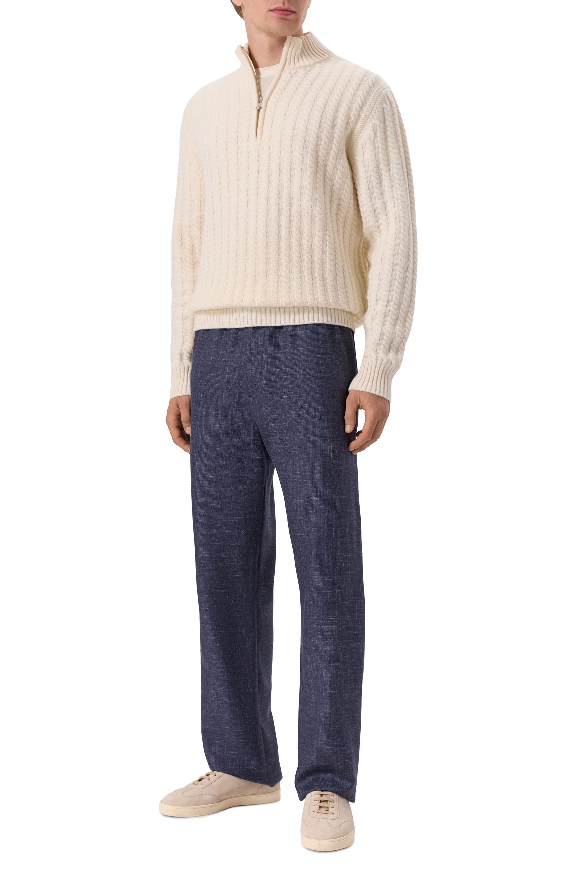 Брюки из кашемира и шелка MVST, арт. B011/3087, фото 2