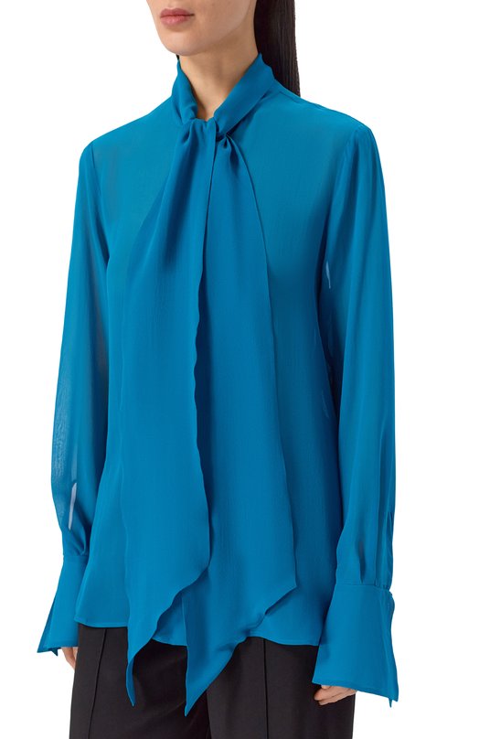 Шелковая блузка Nina Ricci 26PCT0001/SE1417 Синий  26PCT0001/SE1417 Фото 3