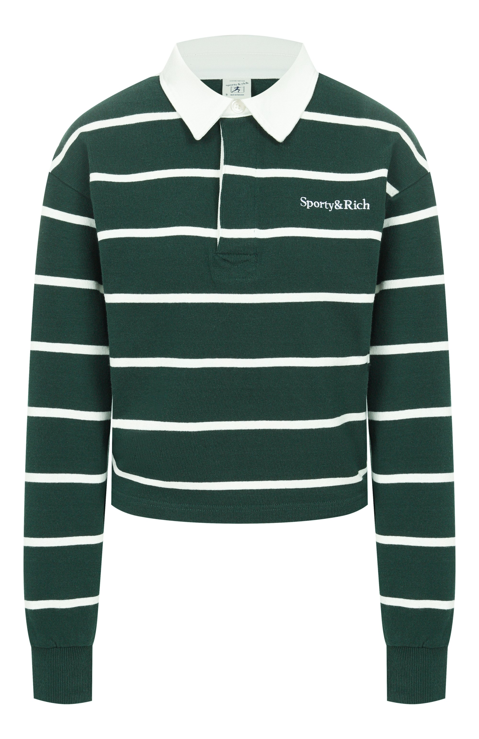 Хлопковое поло SPORTY AND RICH, арт. ST008606300GR51, фото 1