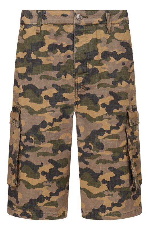 Хлопковые шорты Ksubi MPS26WA028 Хаки MPS26WA028