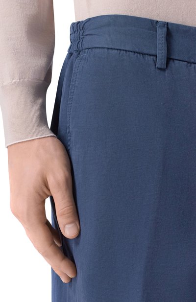 Брюки из хлопка и льна PREMIATA, арт. PA1058, фото 5