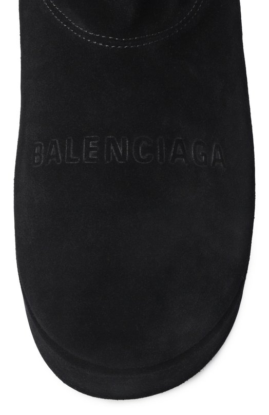 Замшевые полусапоги Alaska Balenciaga 826360/WBFC1 Чёрный  826360/WBFC1 Фото 6