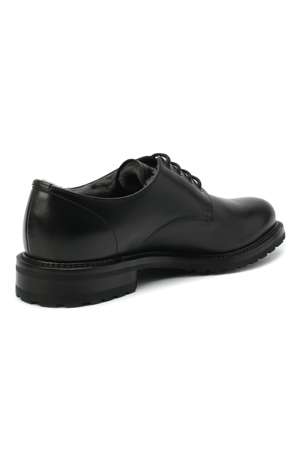 Кожаные дерби PRADA, арт. 2EF053-3F98-F0632-A000, фото 4