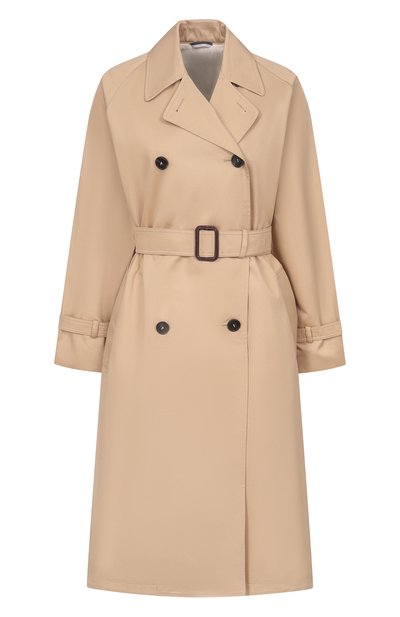 Женский хлопковый тренч WEEKEND MAX MARA, арт. WKSNINFA