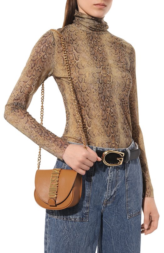 Сумка Moschino Коричневый, фото 2