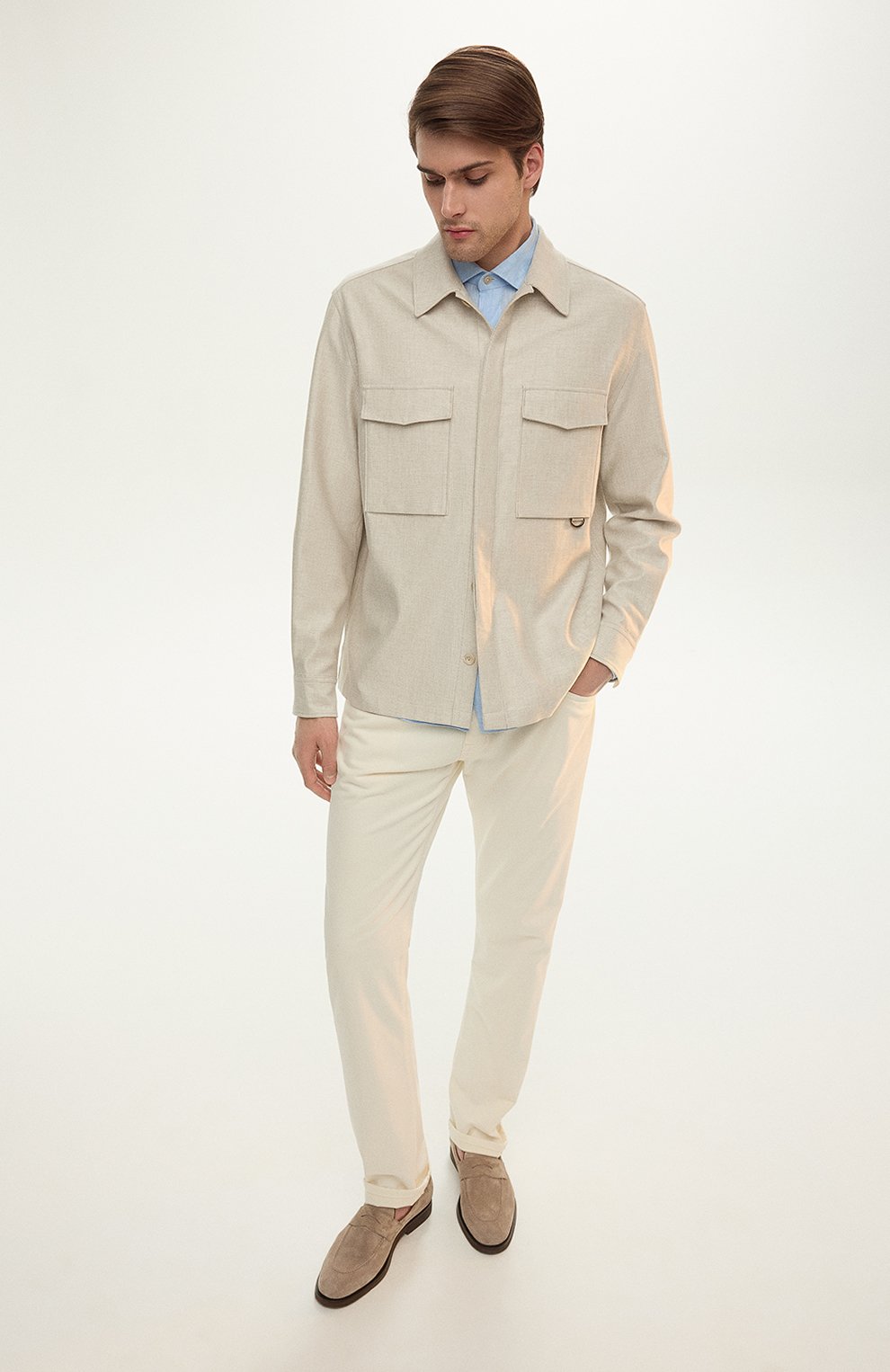 Льняная рубашка AGNONA, арт. TD07U7E/U3042E, фото 6