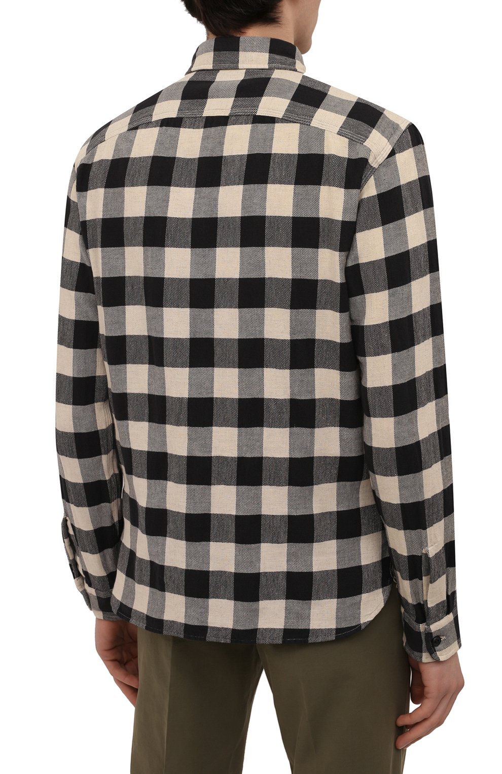 Рубашка из хлопка и льна RRL, арт. 782856993, фото 4