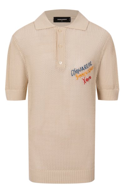 Женское хлопковое поло DSQUARED2, арт. S73HA0173/D13130