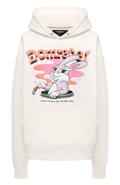 Женский хлопковое худи DOMREBEL, арт. CARR0TS/H00DIE/W