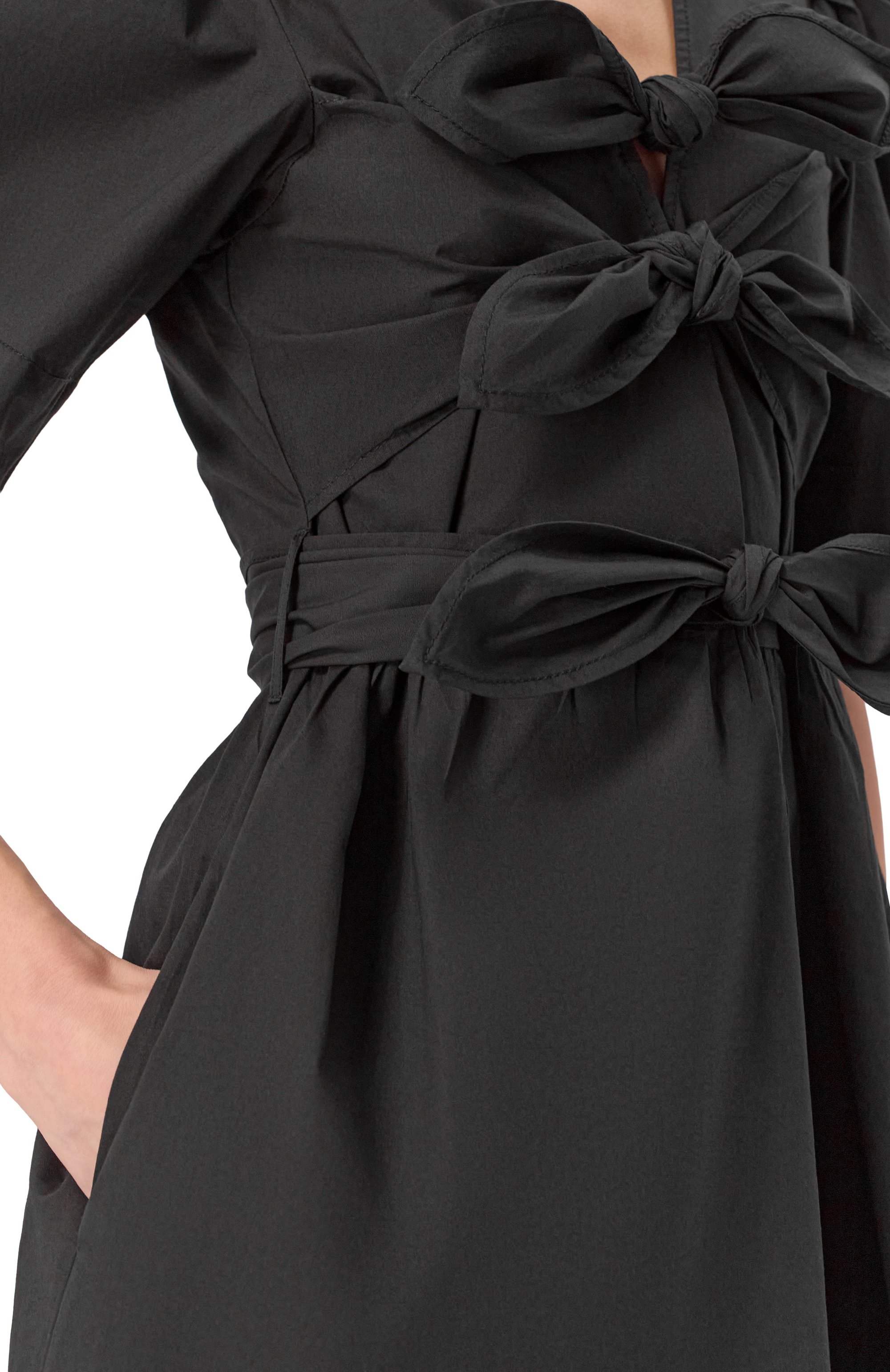 Хлопковое платье GANNI, арт. A1030195, фото 4