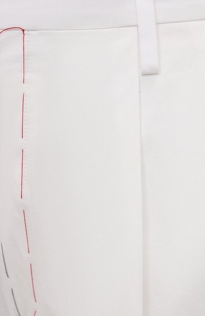 Хлопковые брюки MAISON MARGIELA белого цвета по цене 99350 руб., арт. S51KA0535/S53687, фото 5 Хлопковые брюки MAISON MARGIELA, арт. S51KA0535/S53687, фото 5