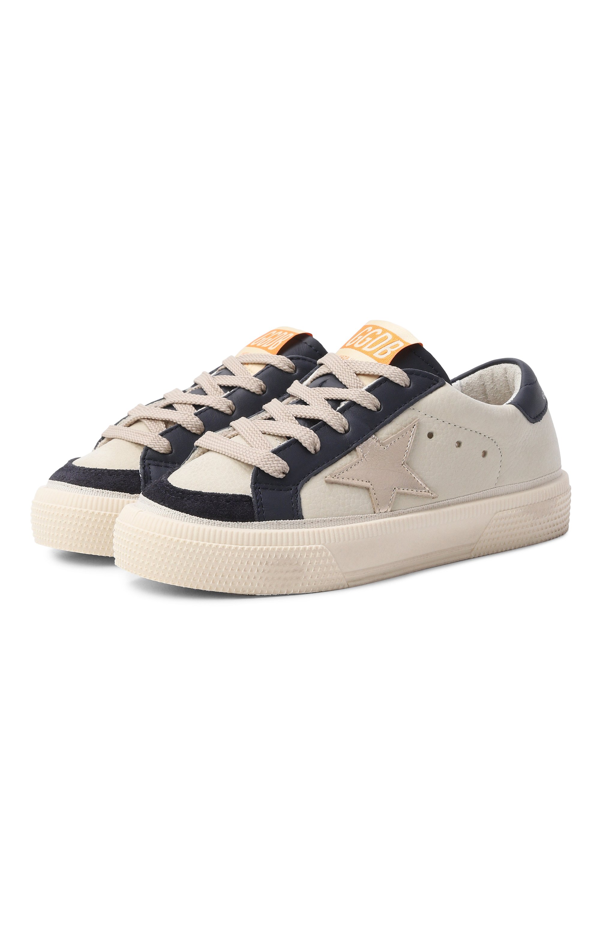 Кожаные кеды may GOLDEN GOOSE DELUXE BRAND, арт. GYF00496.F008058, фото 1