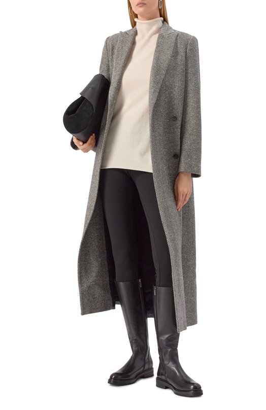 Кожаные сапоги Kiton D56806N0102401 Чёрный  D56806N0102401 Фото 2