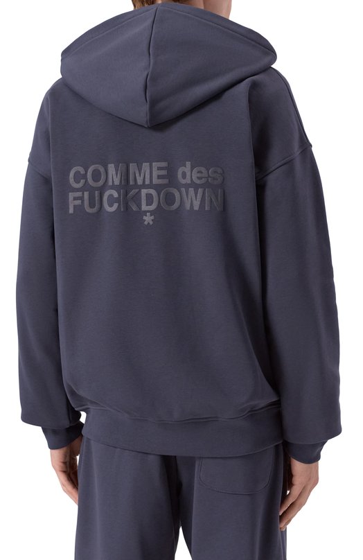 Хлопковая толстовка Comme des Fuckdown CFABM01862 Серый  CFABM01862 Фото 4