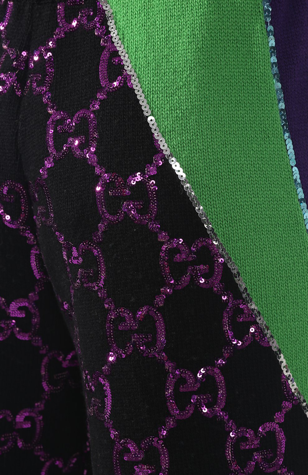 Шерстяные брюки с декоративной отделкой GUCCI, арт. 540189/X994A, фото 5