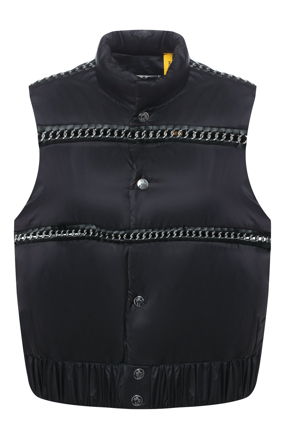Жилет 6 moncler noir kei ninomiya MONCLER GENIUS черного цвета по цене 98700 руб., арт. E1-09F-48305-80-C0036, фото 1 Жилет 6 moncler noir kei ninomiya MONCLER GENIUS, арт. E1-09F-48305-80-C0036, фото 1