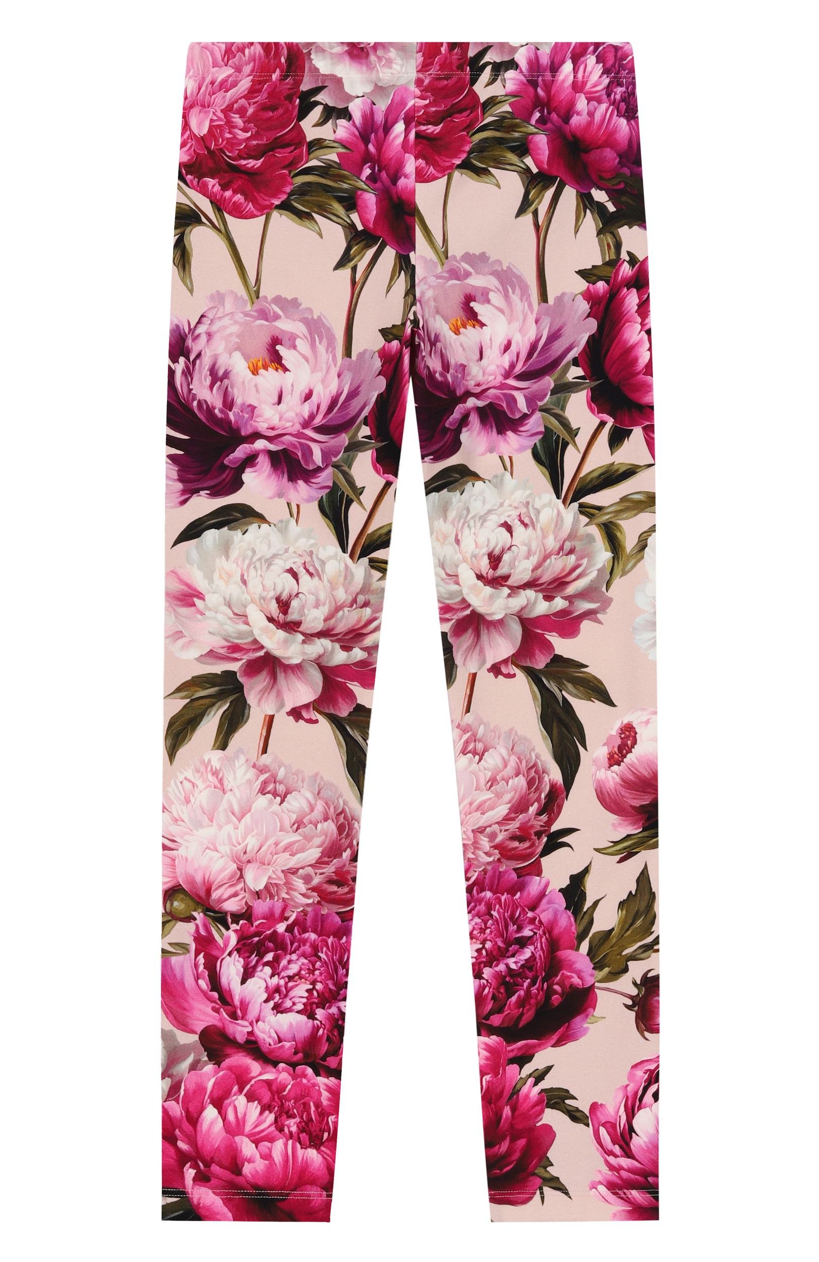Хлопковые легинсы DOLCE & GABBANA, арт. L5JPB7/G7QZU, фото 2