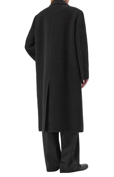 Шерстяное пальто JIL SANDER черного цвета по цене 468000 руб., арт. J02AA0176-J41387, фото 4 Шерстяное пальто JIL SANDER, арт. J02AA0176-J41387, фото 4