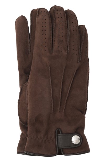 Мужские замшевые перчатки BRUNELLO CUCINELLI, арт. MPSTR93608