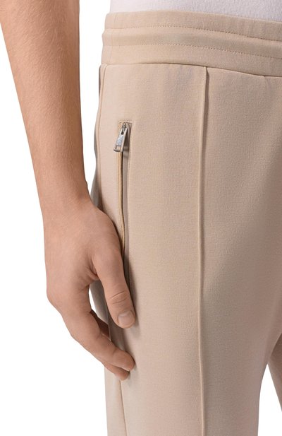 Брюки из вискозы PAUL&SHARK бежевого цвета по цене 49850 руб., арт. 26411810_001, фото 5 Брюки из вискозы PAUL&SHARK, арт. 26411810_001, фото 5