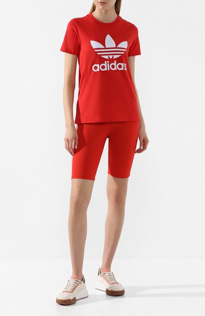 Хлопковая футболка ADIDAS ORIGINALS, арт. FM3302, фото 2